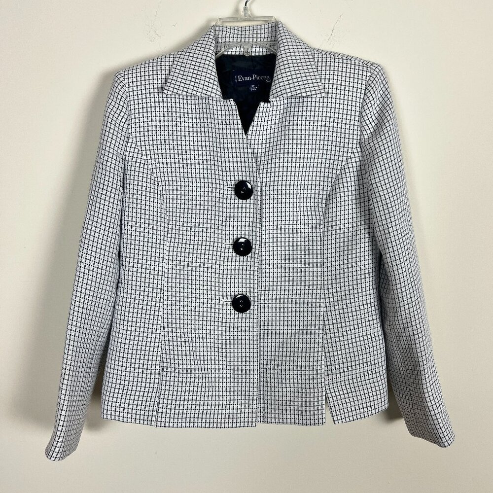 2/$30 Evan-Picone Petite Y2K Blazer 6P